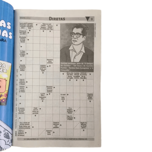 Livro Palavras Cruzadas Passatempo Nº 64 - Nível Fácil - Coquetel